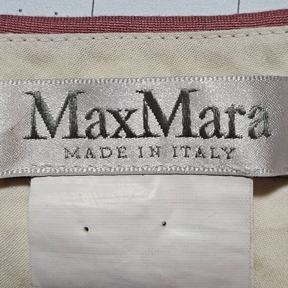 Max Mara Women's Slim Fit Mauve Trousers Quiet Luxury Business Court Core sz 8 - Picture 11 of 16